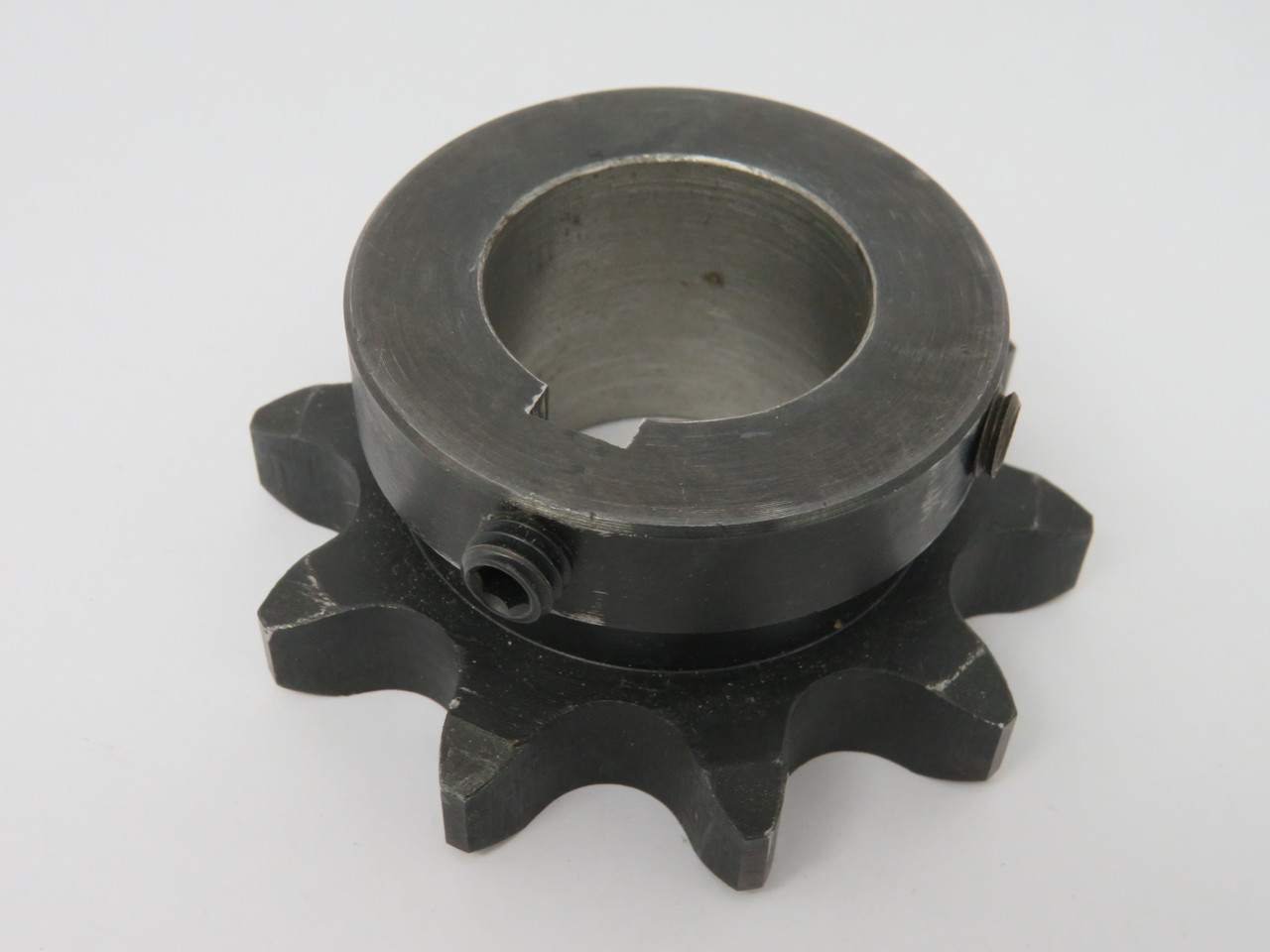 Tsubaki 80B10 Roller Chain Sprocket w/Keyway 1-1/2"ID 10T 80 Chain 1" Pitch USED