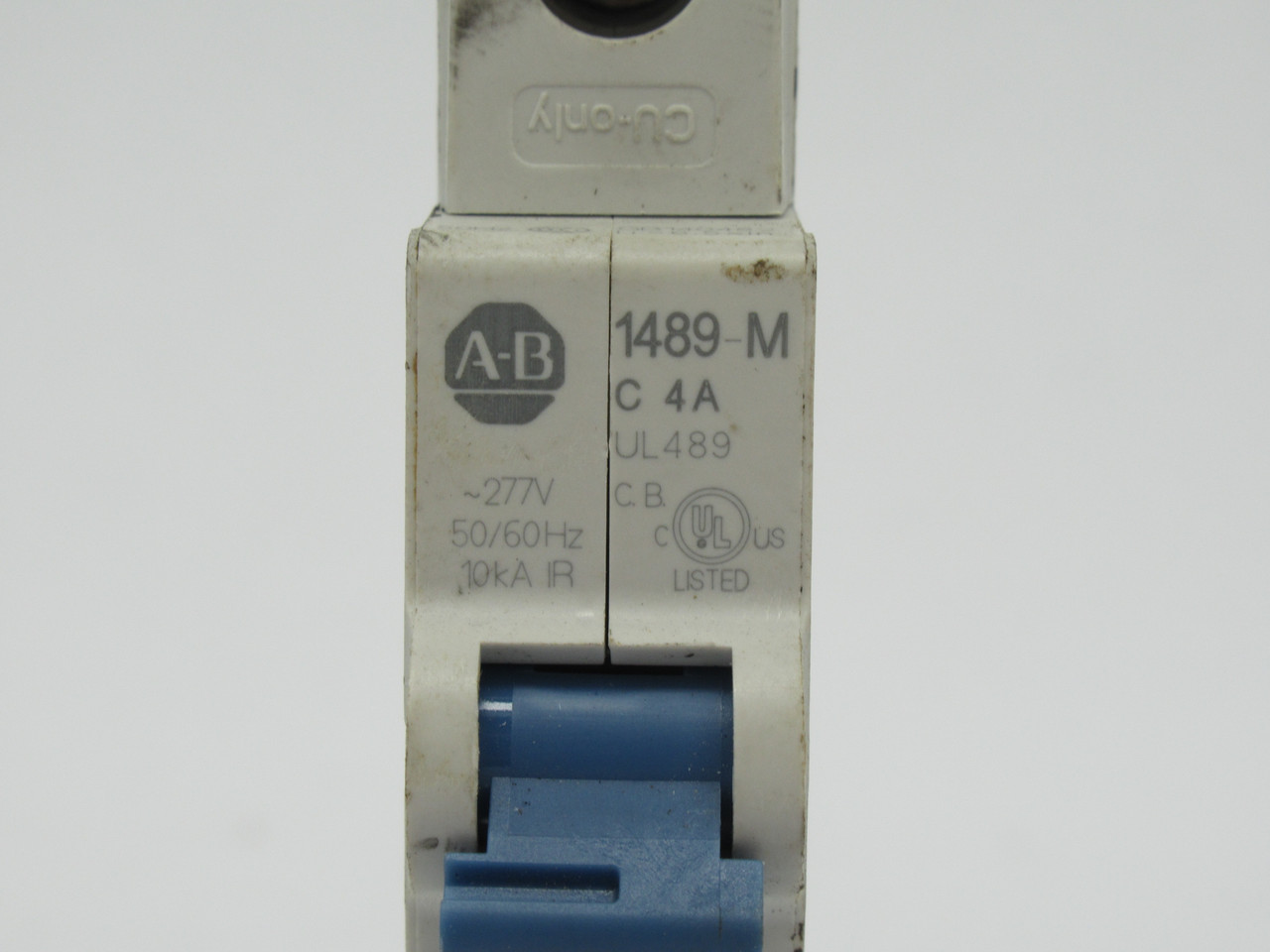 Allen-Bradley 1489-M1C040 Ser. D Circuit Breaker 4A 277V 50/60Hz 1-Pole USED