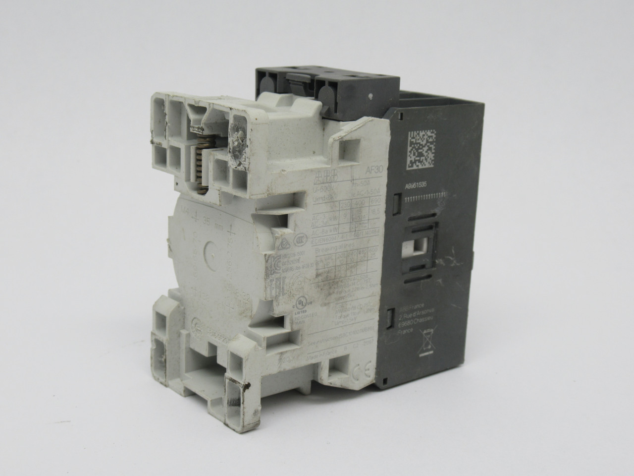 ABB AF30-30-00-11 Contactor 24-60VAC 50/60Hz 20-60VDC 50A USED