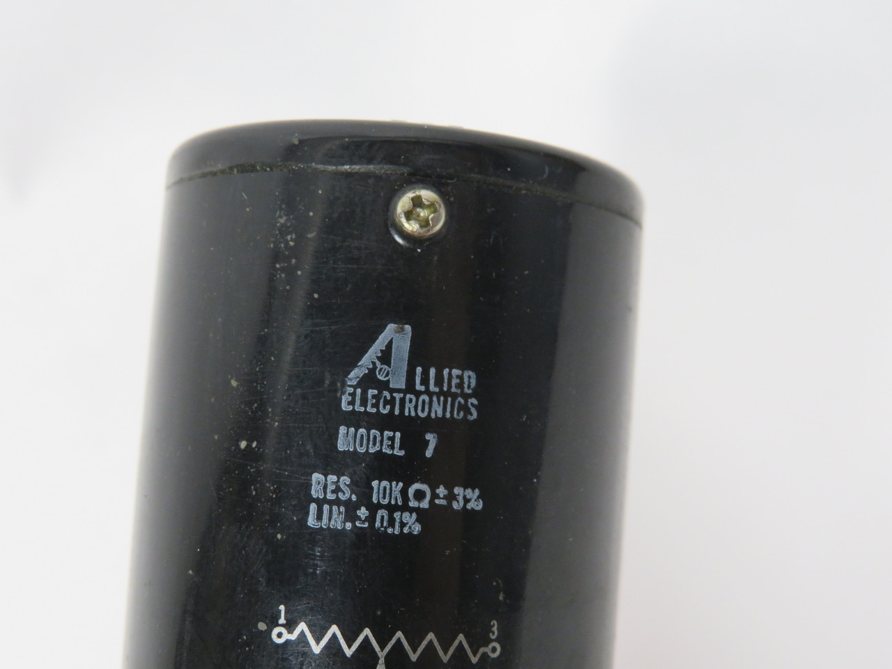 Allied Electronics Model 7 Potentiometer 10KOhms 3% USED