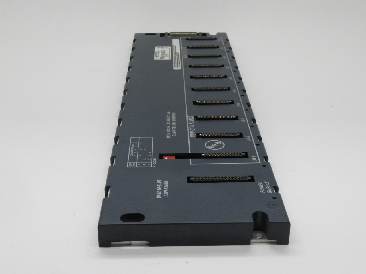 GE Fanuc IC694CHS392A RX3I 10-Slot Expansion Base 5VDC 150mA USED