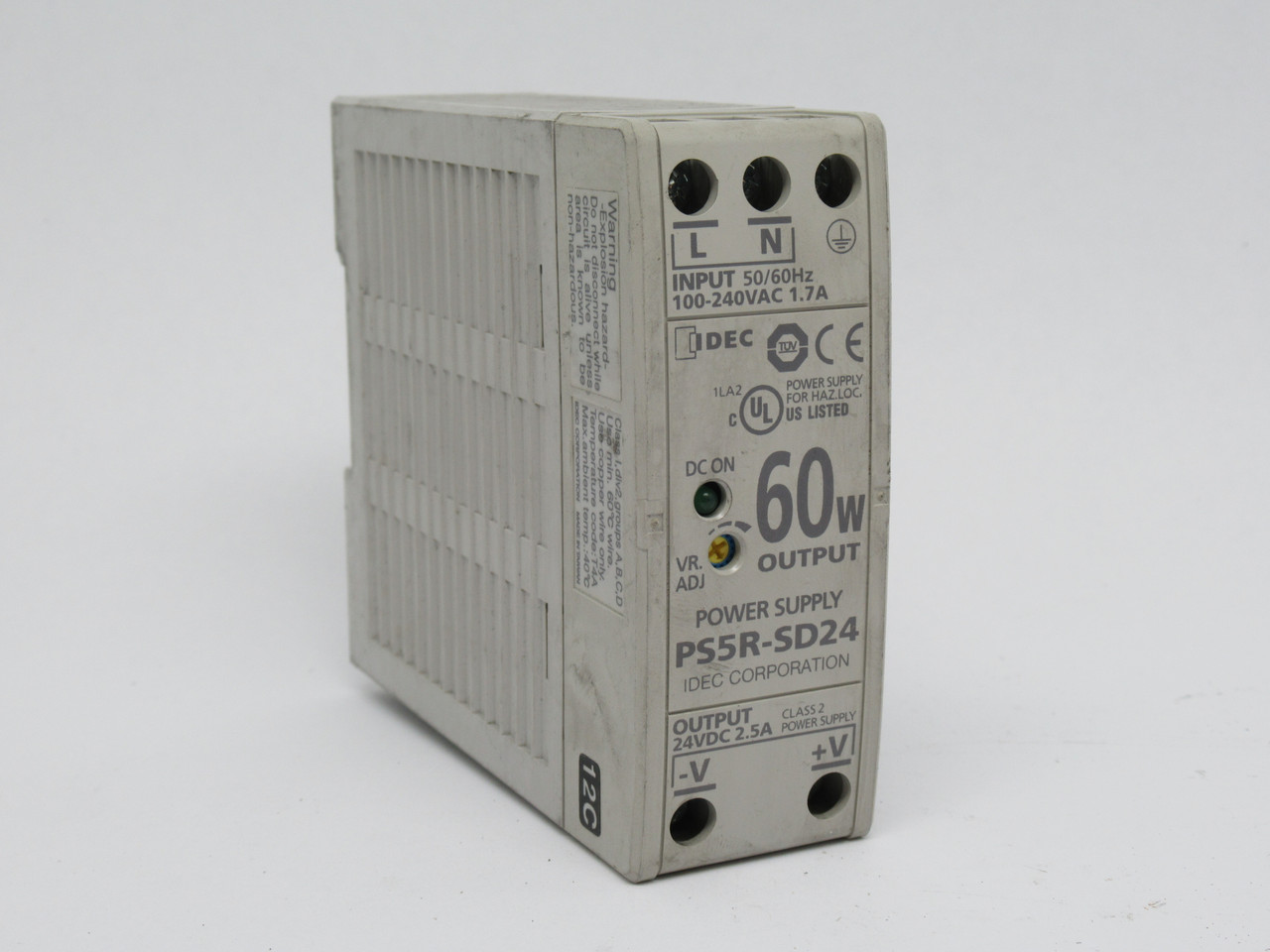 IDEC PS5R-SD24 Compact Power Supply 24VDC 2.5A 60W USED