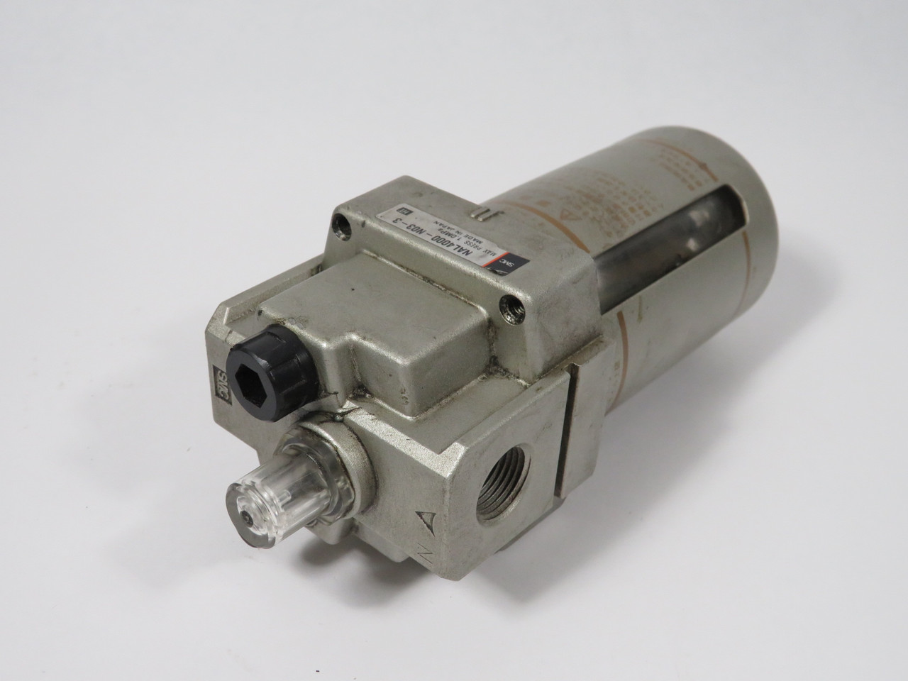 SMC NAL4000-N03-3 Modular Lubricator 3/8" NPT 1.0MPa w/ Drain Cock USED