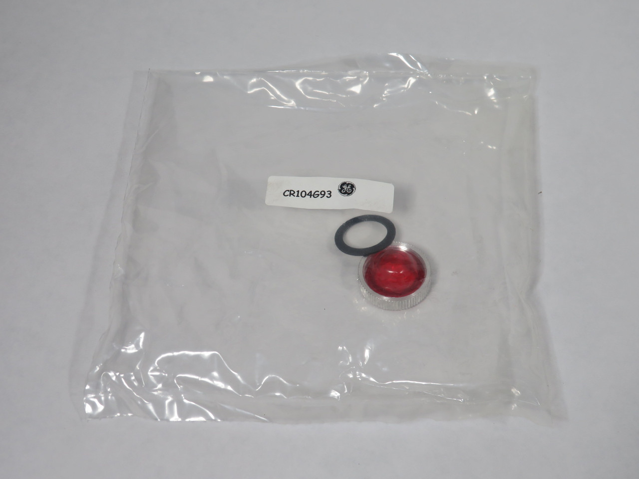 General Electric CR104G93 Domed Lens Cap Red NWB