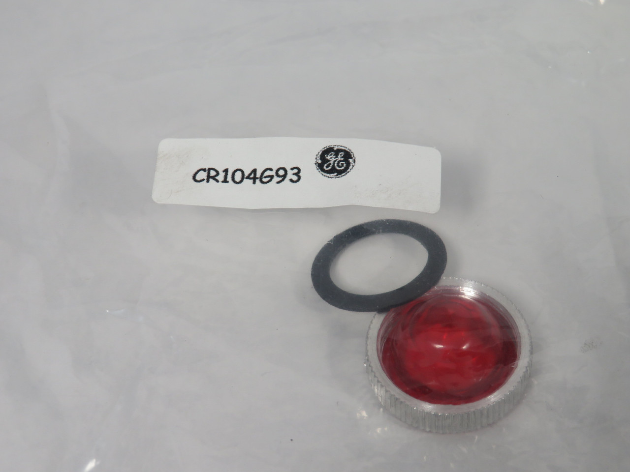 General Electric CR104G93 Domed Lens Cap Red NWB