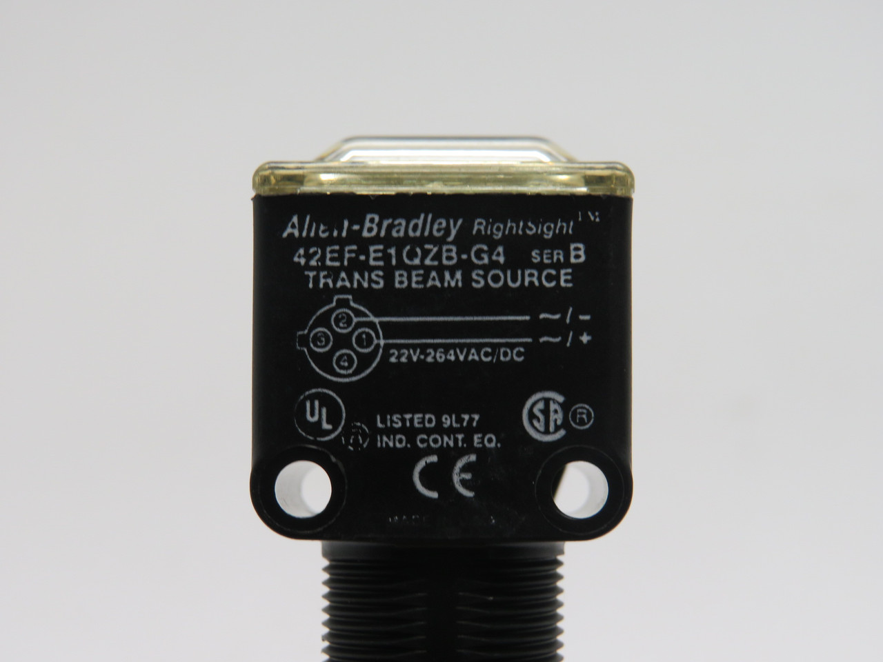 Allen-Bradley 42EF-E1QZB-G4 Photoelectric Sensor  Right Sight 22-264V USED