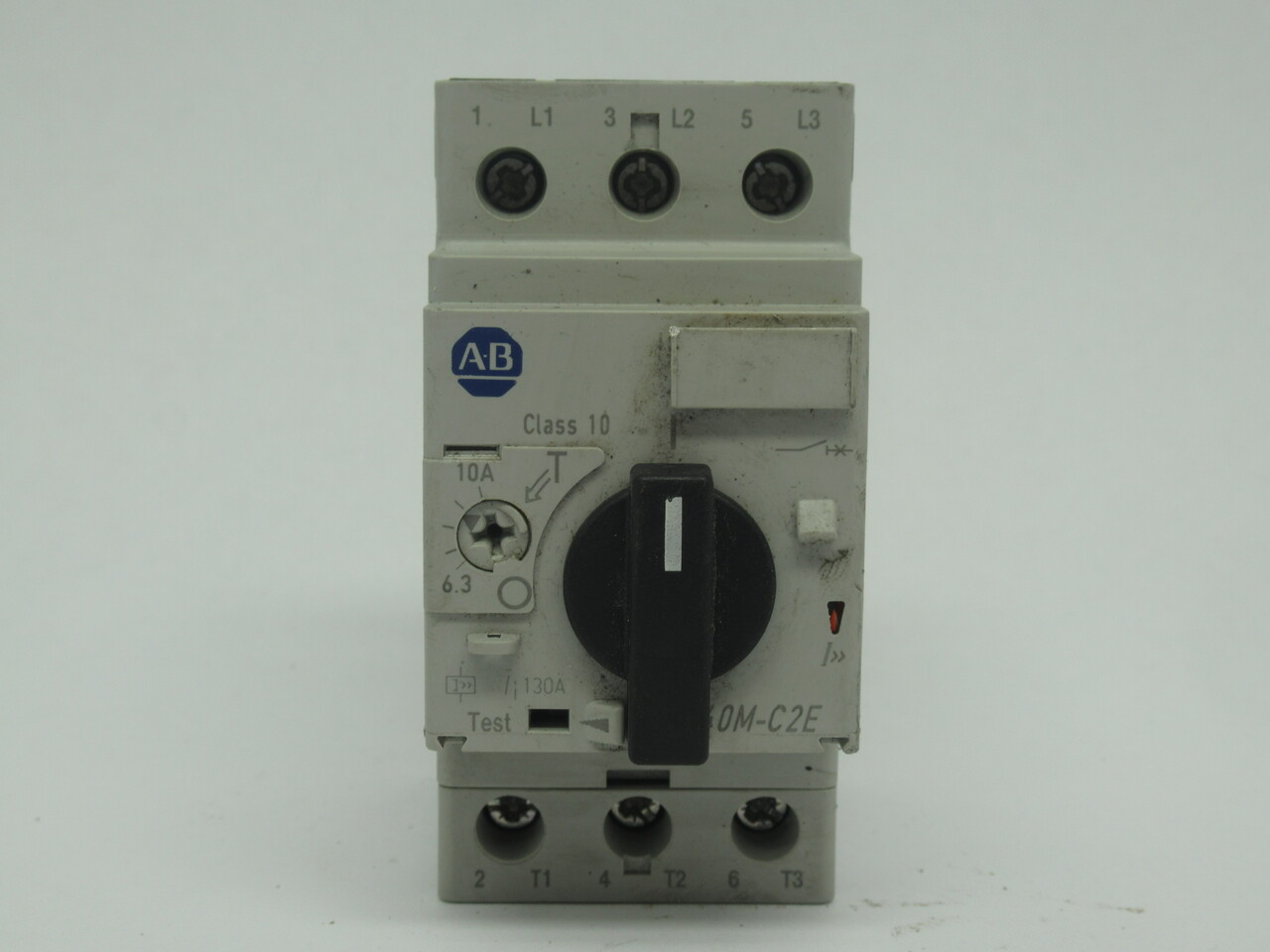Allen-Bradley 140M-C2E-C10 Motor Protection Circuit Breaker Ser. C 6.3-10A USED