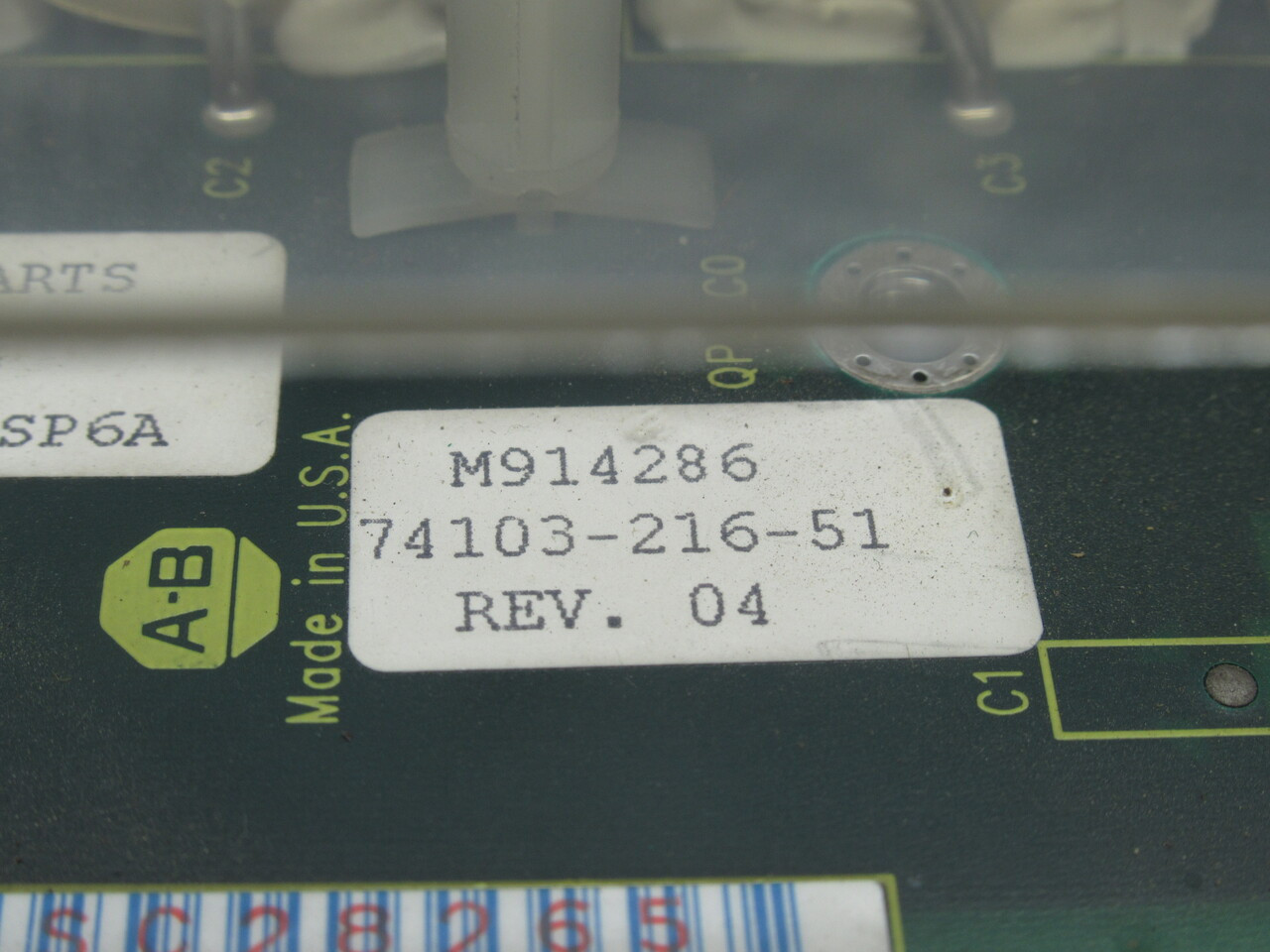 Allen-Bradley 74103-216-51 Drive Inverter Snubber Circuit Board Rev. 04 USED