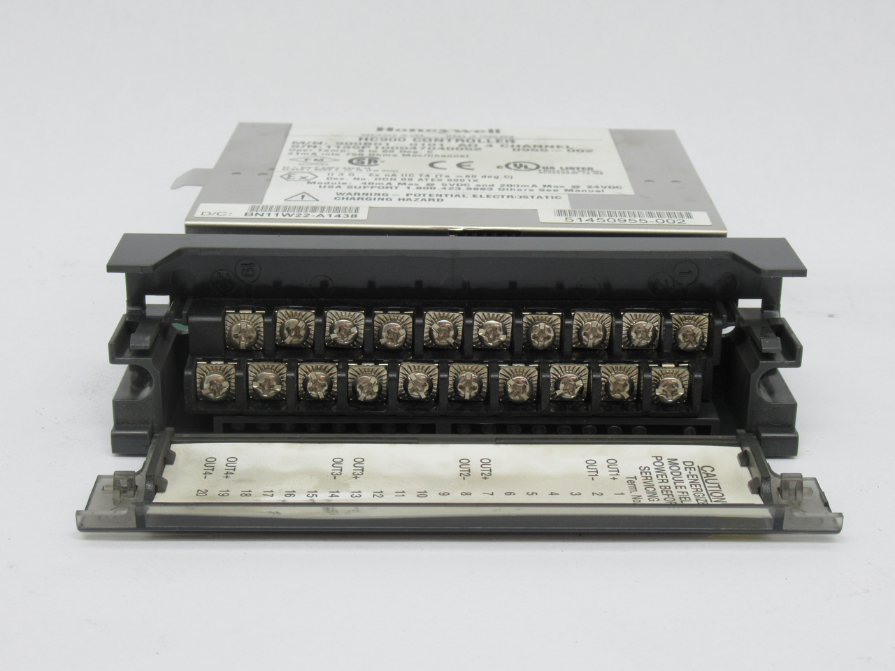 Honeywell 900B01-0101 Analog Output Module 4 Channel 21mA 750 Ohms USED