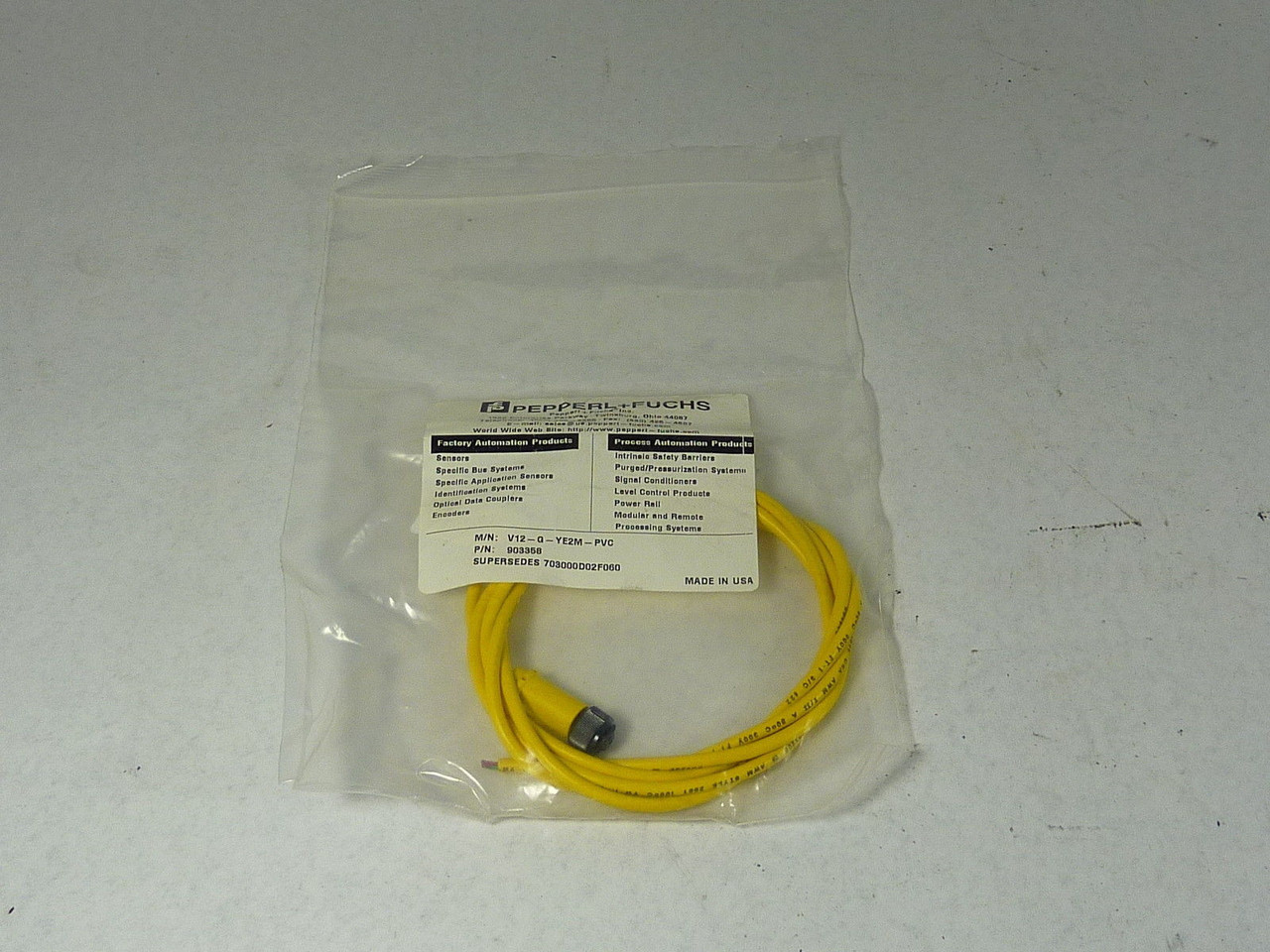 Pepperl+Fuchs 903358 Photoelectric Sensor 300V 2m NWB - Industrial ...
