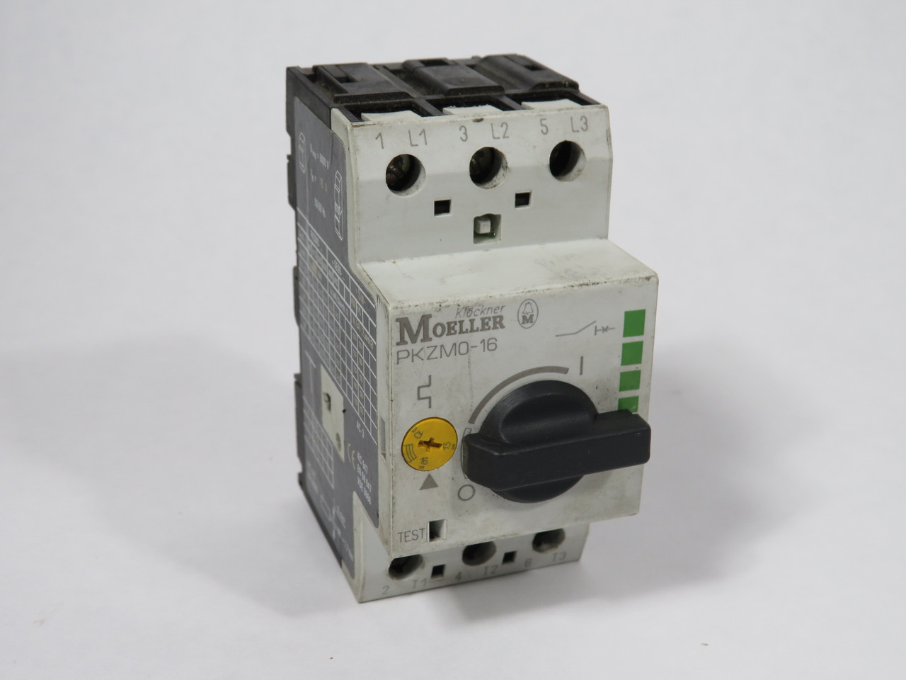 Klockner-Moeller PKZM0-16 Manual Motor Controller 10-16A USED