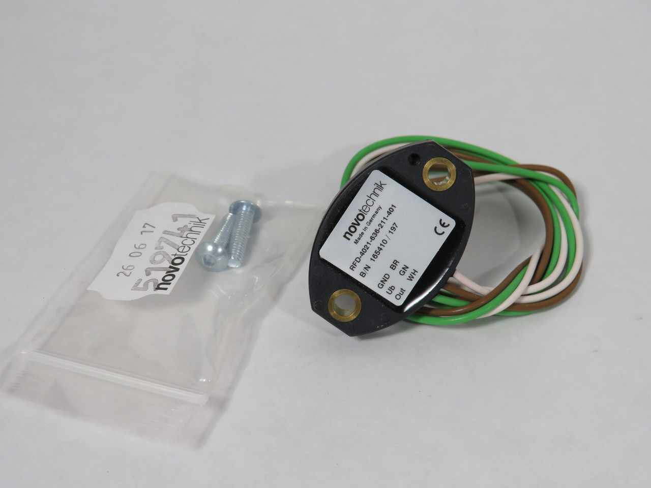 Novotechnik RFD-4021-636-211-401 Rotary Sensor 5VDC 13mA 0-30Deg Range NEW