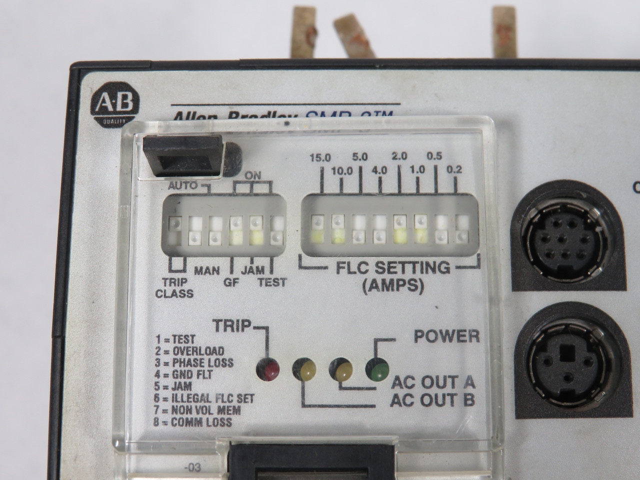 Allen-Bradley 193-C1H2 Starter 8-37A 110/240VAC 50/60Hz MISSING SCREWS USED