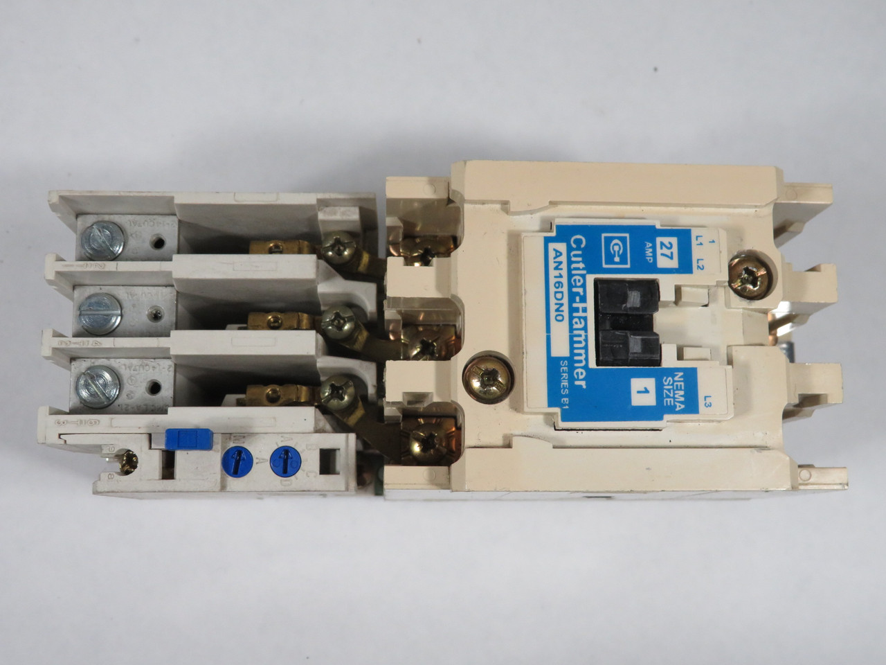 Cutler-Hammer AN16DN0AB Non-Reversing Starter 27A 3P MISSING HARDWARE USED