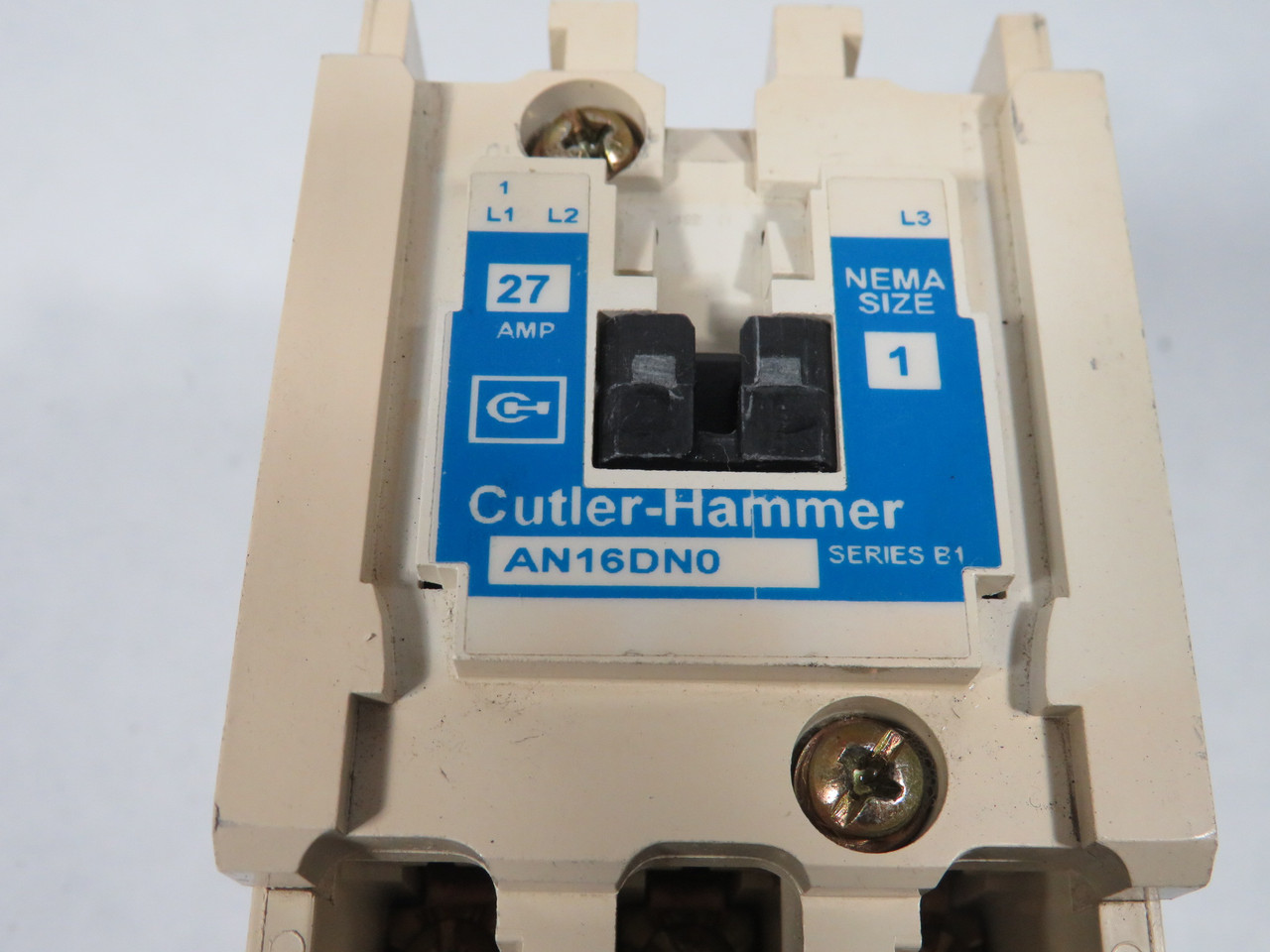 Cutler-Hammer AN16DN0AB Non-Reversing Starter 27A 3P MISSING HARDWARE USED