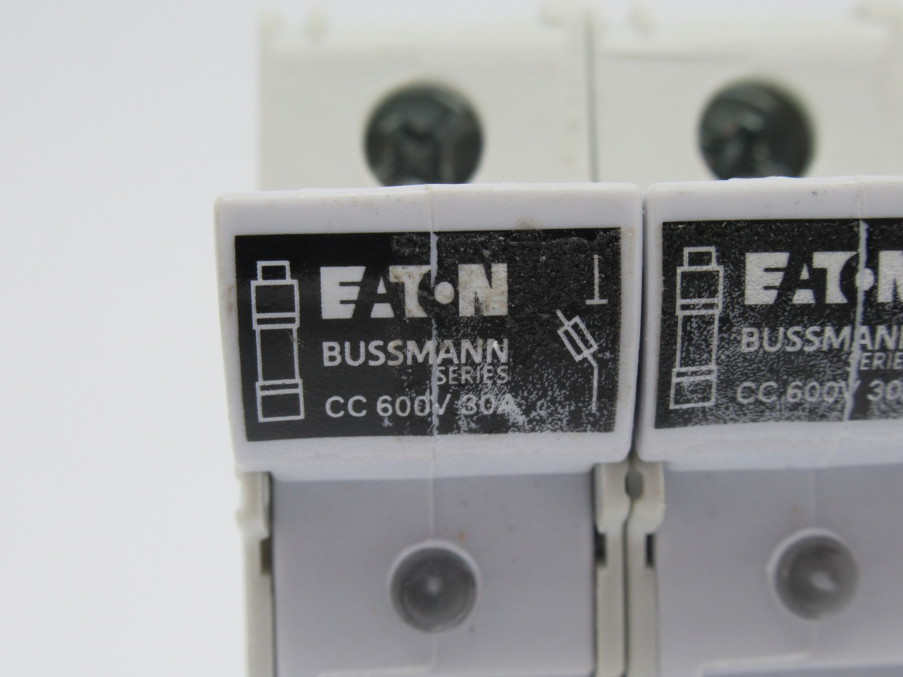 Eaton Bussmann CHCC2DIU Fuse Holder w/ Indicator 30A 600V 2-Pole USED