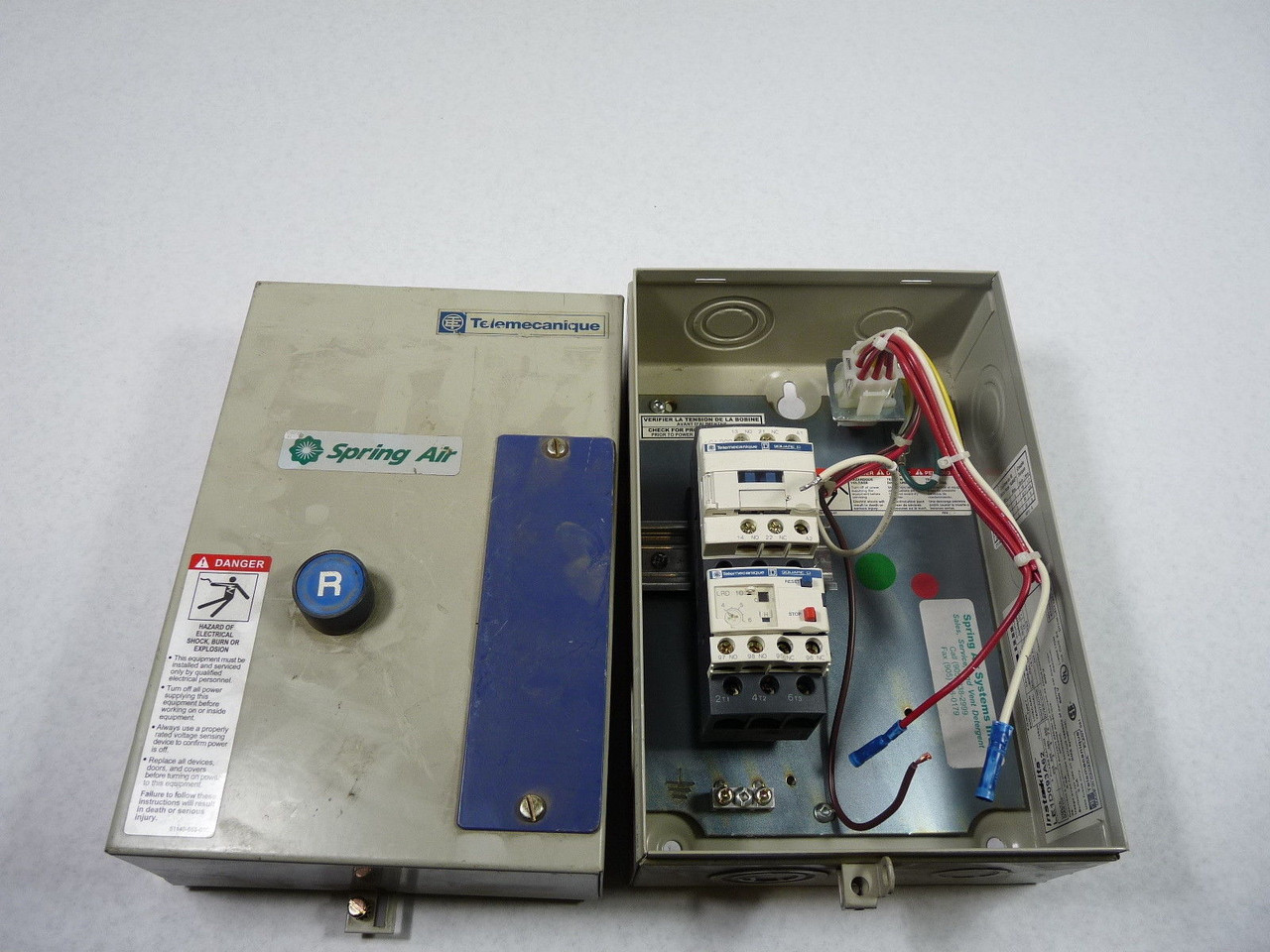 Telemecanique LE1D093A62 Enclosed Starter 600VAC USED