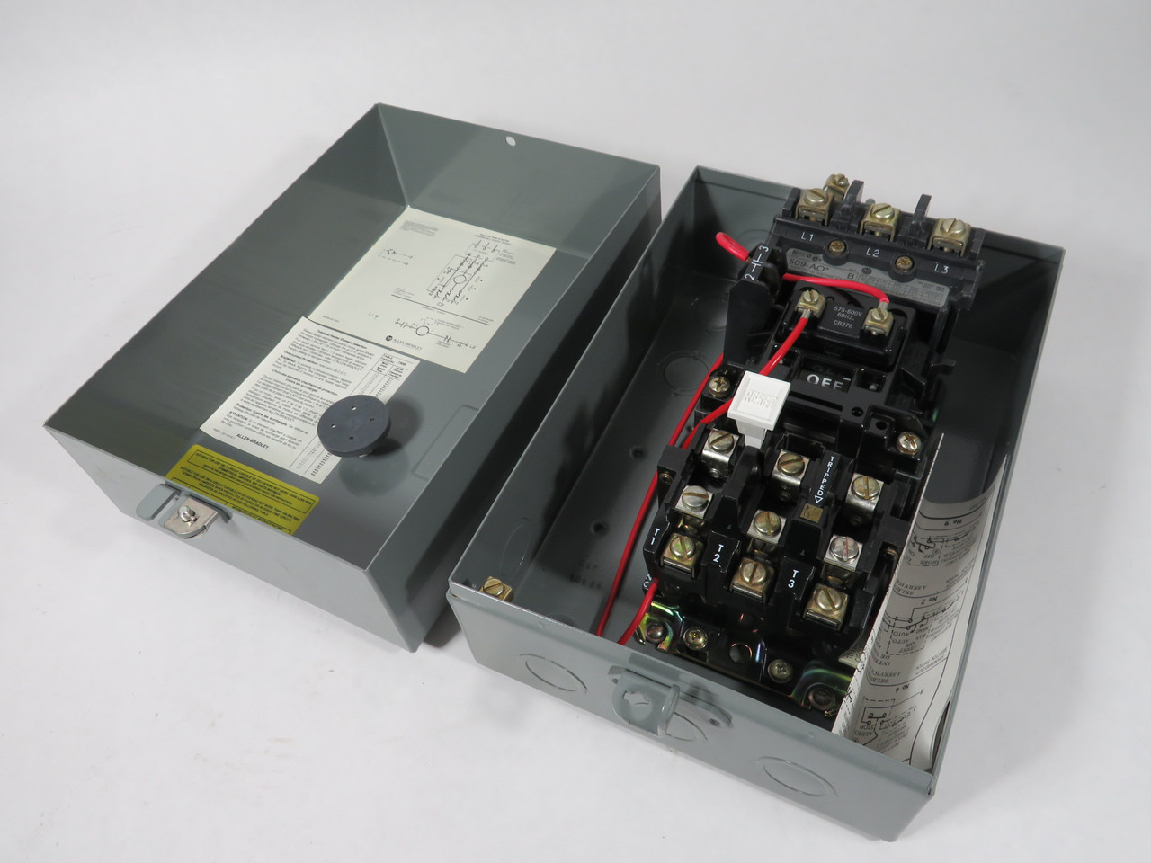 Allen-Bradley 509-AAC Non Reversing Starter Size 0 Type 1 550/660V 50/60Hz NEW