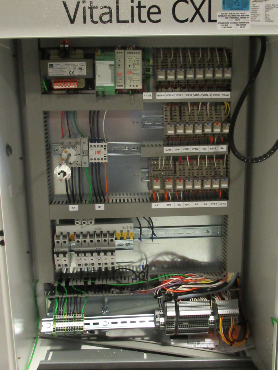 Hortimax 2ADS300XL-1 Vitalite CXL Control Panel 230V 3Ph 60Hz 6.9A 2.8kW USED