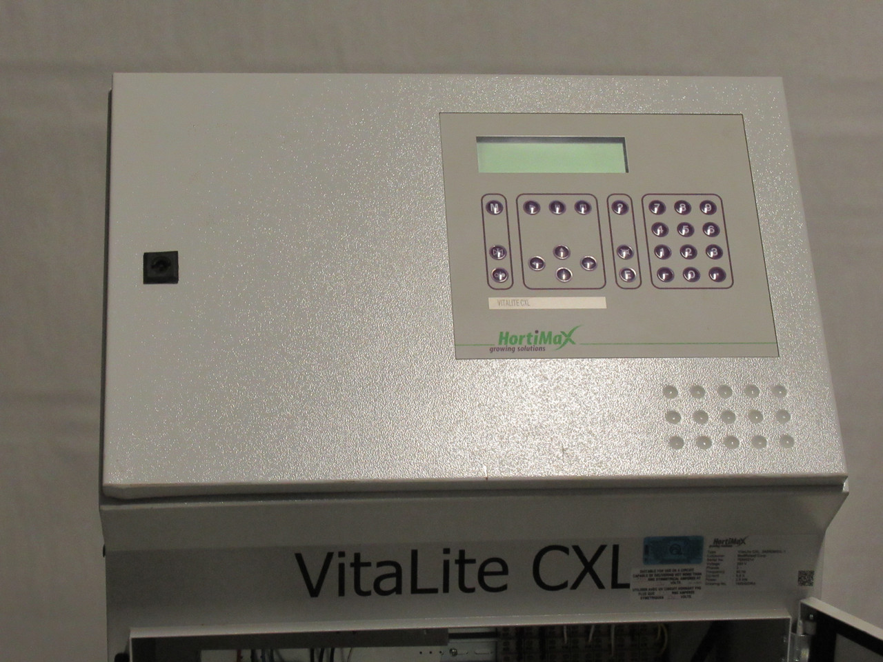 Hortimax 2ADS300XL-1 Vitalite CXL Control Panel 230V 3Ph 60Hz 6.9A 2.8kW USED