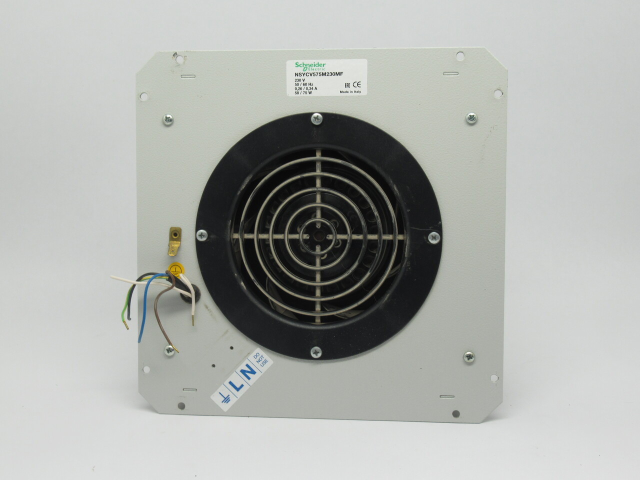 Schneider Electric NSYCV575M230MF Climasys Forced Vent Fan NO CONNECTOR USED