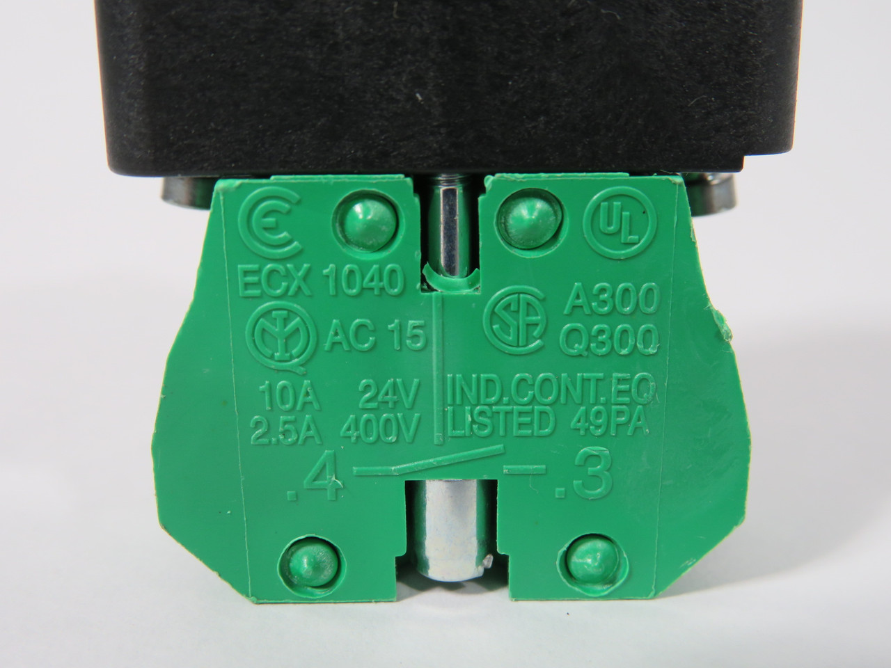 Automation Direct GCX3300 Maintained Selector Switch 2-Position 1NO Knob USED