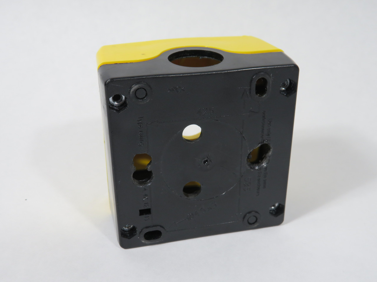 Baco LBX130167 Emergency Stop Control Station Enclosure 1-Hole DRILL HOLES USED