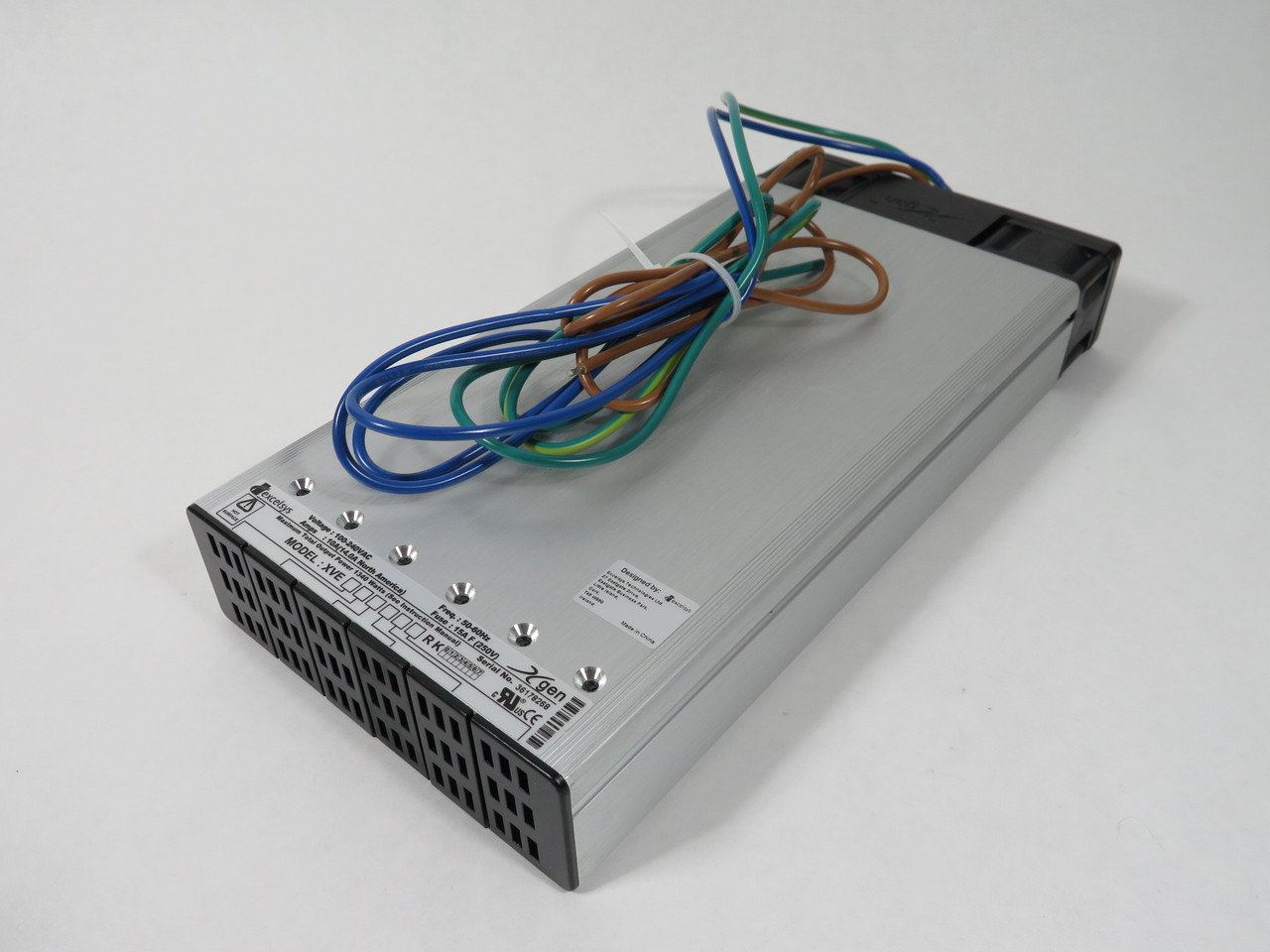Excelsys XVERK Power Supply 1340W 100-240V 50-60Hz 10A 15A Fuse (250V) NEW