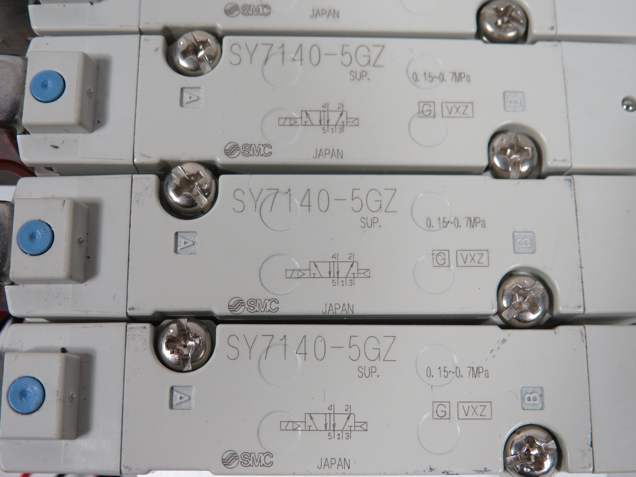 SMC SY7140-5GZ Solenoid Manifold Assembly 5-Station 24VDC SHELF WEAR NOP