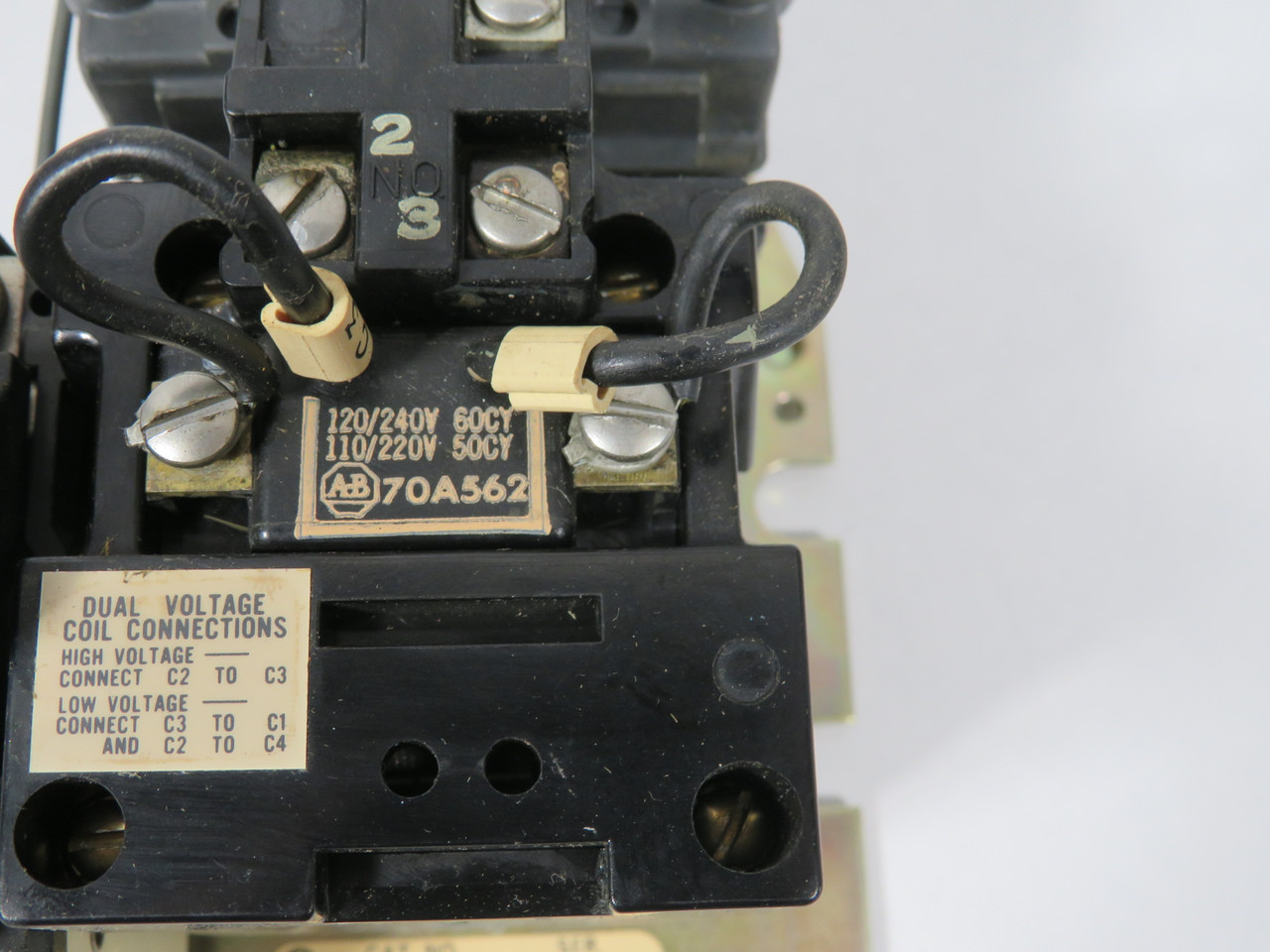 Allen-Bradley 709-AAT Series K Open Starter 120/240CY 60CY NO ENCLOSURE USED