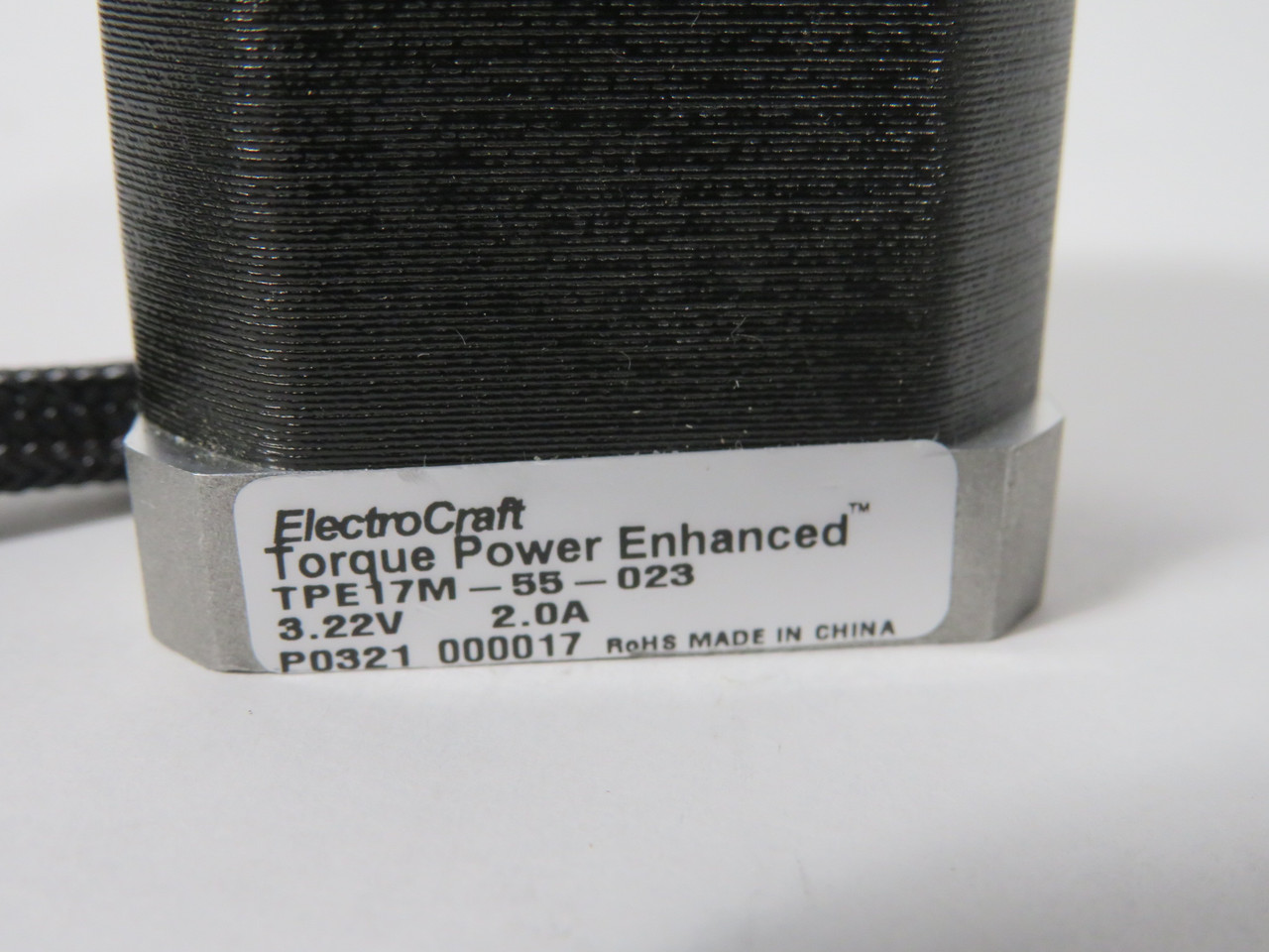 ElectroCraft TPE17M-55-023 Stepper Motor 3.22V 55 Ncm 2.0A USED