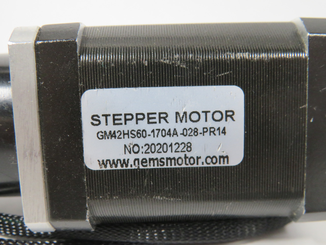 GEMS Motor GM42HS60-1704A-028-PR14 Hybrid Stepper Motor 22" Wires USED