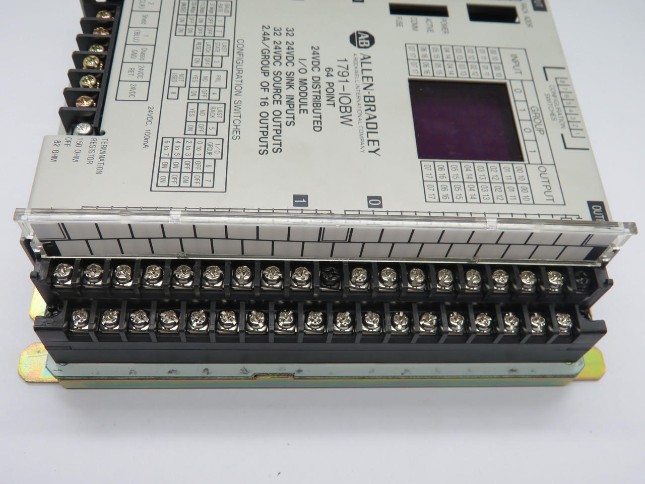 Allen-Bradley 1791-IOBW Ser A Distributed I/O Module 64Pt 24VDC SHELF WEAR NOP