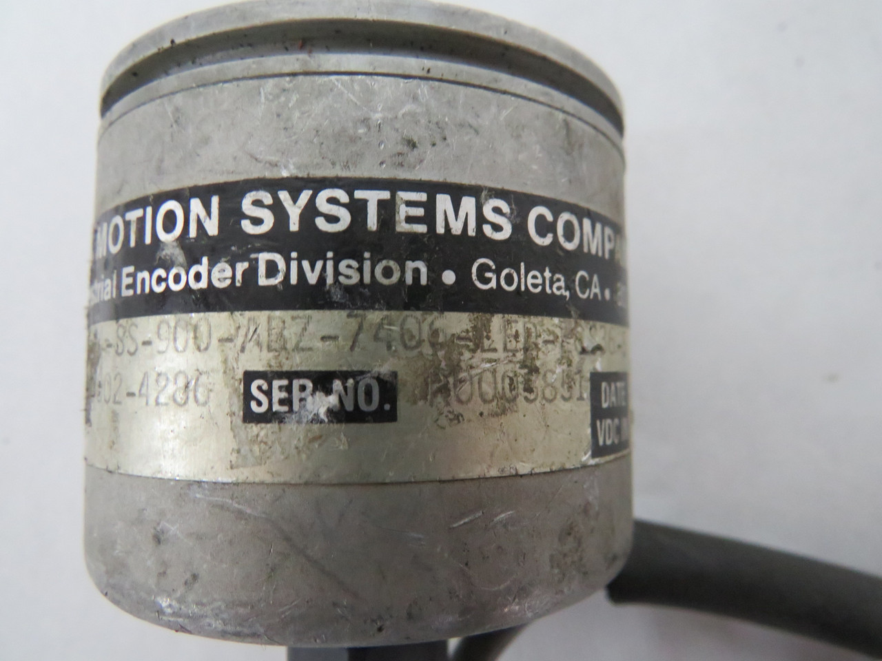 BEI H25E-F4-SS-900-ABZ-7406-LED-ECS36-S Incremental Encoder USED