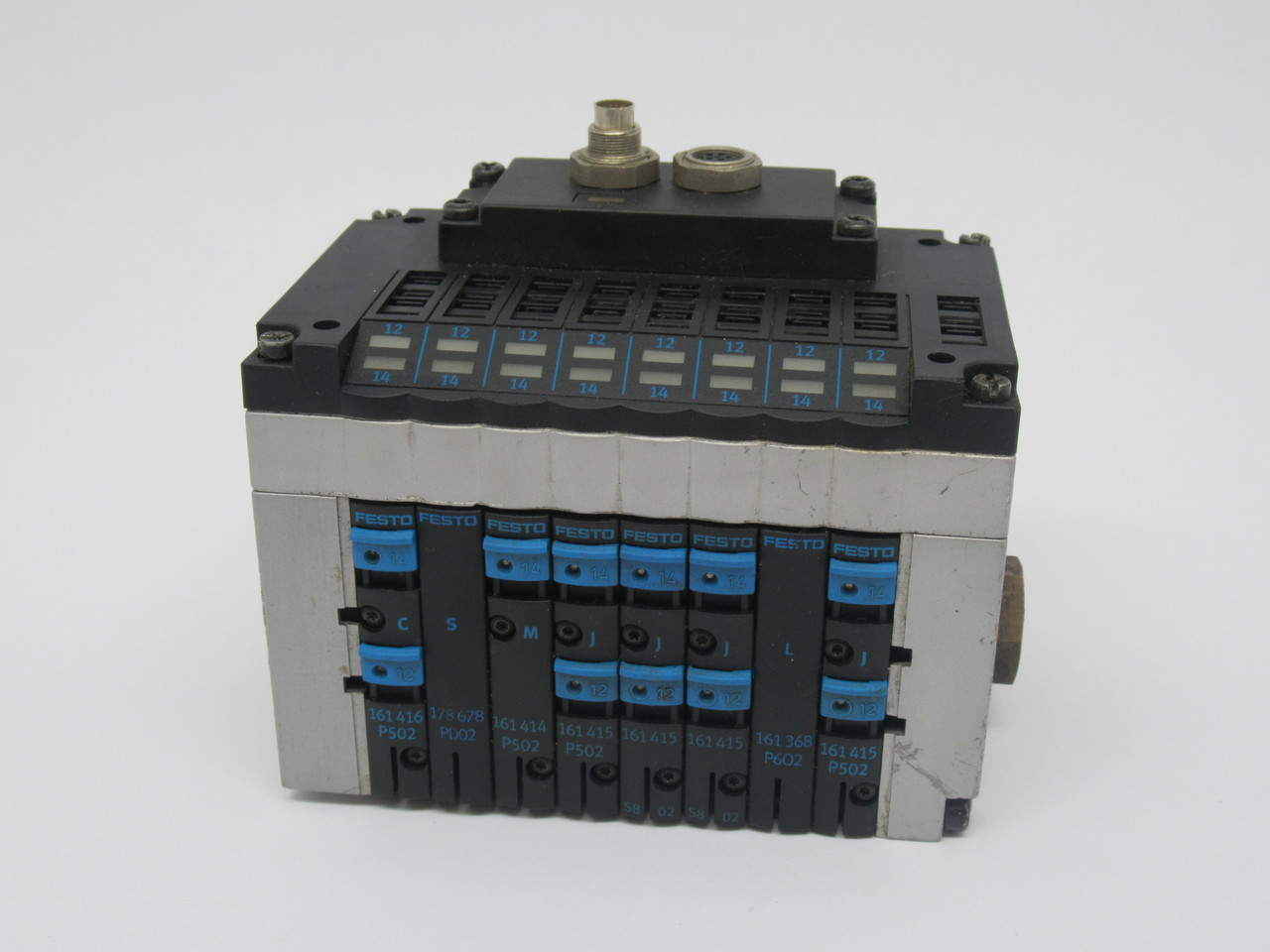Festo CPV10-VI-10P-10-8C-FB-R-Y-CSM3JLJ Solenoid Valve Manifold Assembly USED