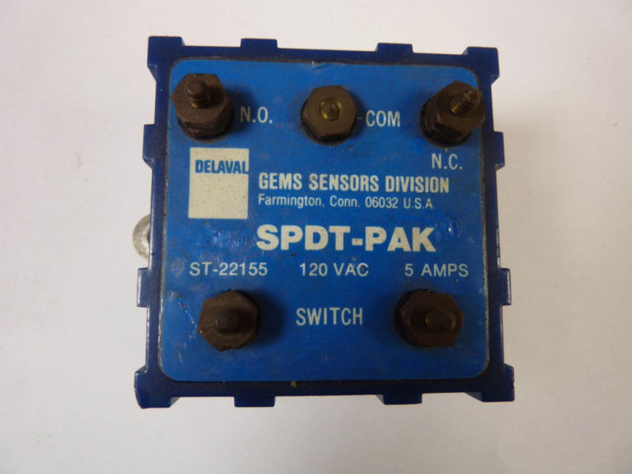 Gems ST-22155 Sensor Switch 120V 5 Amp USED