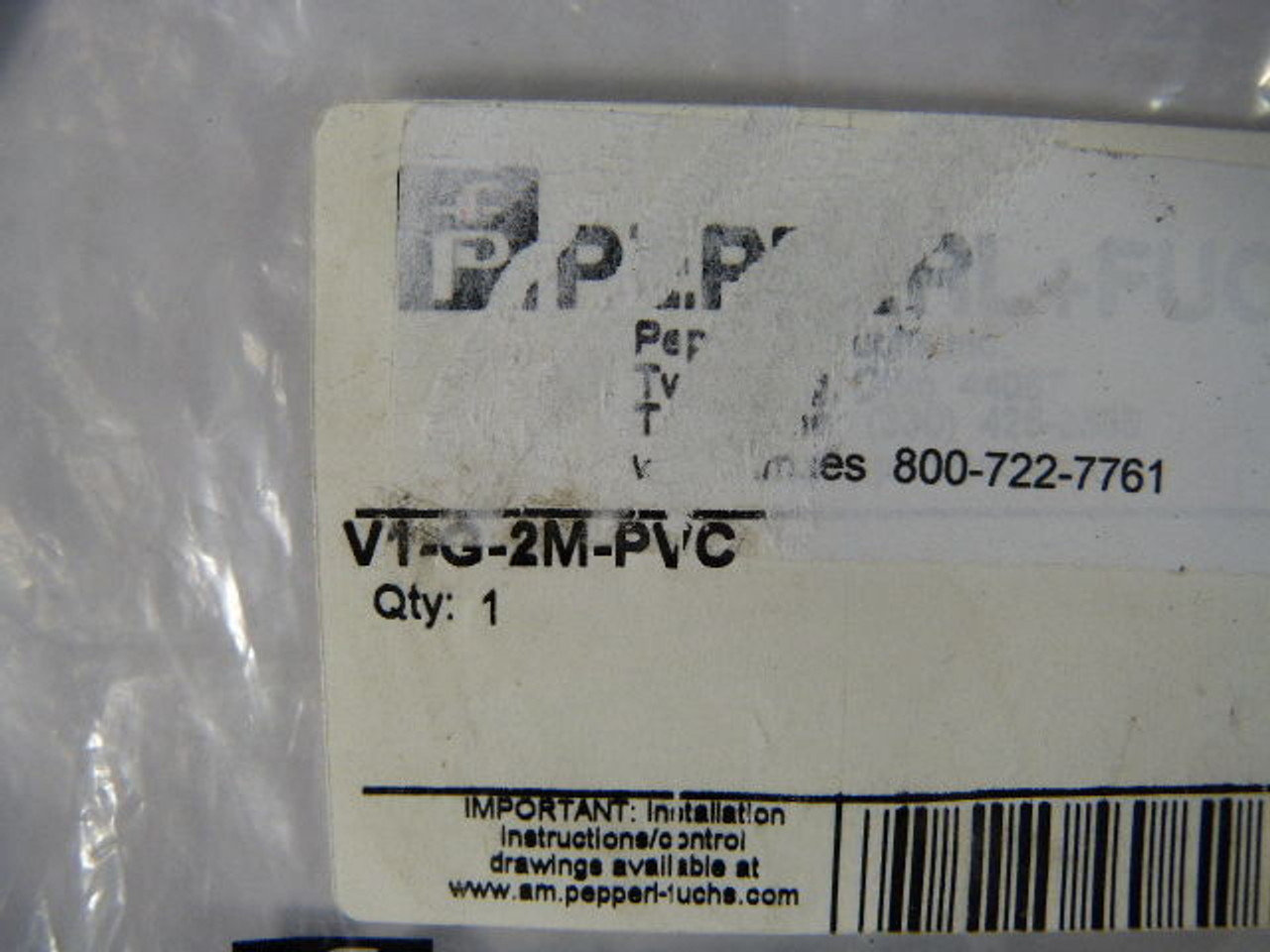 Pepperl+Fuchs V1-G-2M-PVC Cable NOP