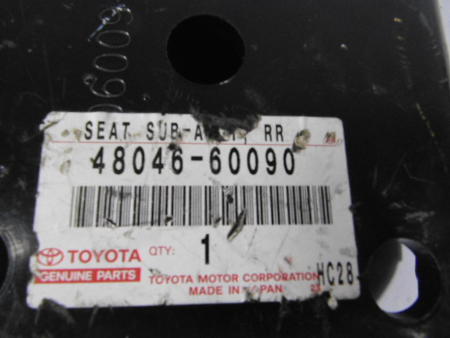 Toyota 48046-60090 Seat Sub Assembly SHELF WEAR NOP