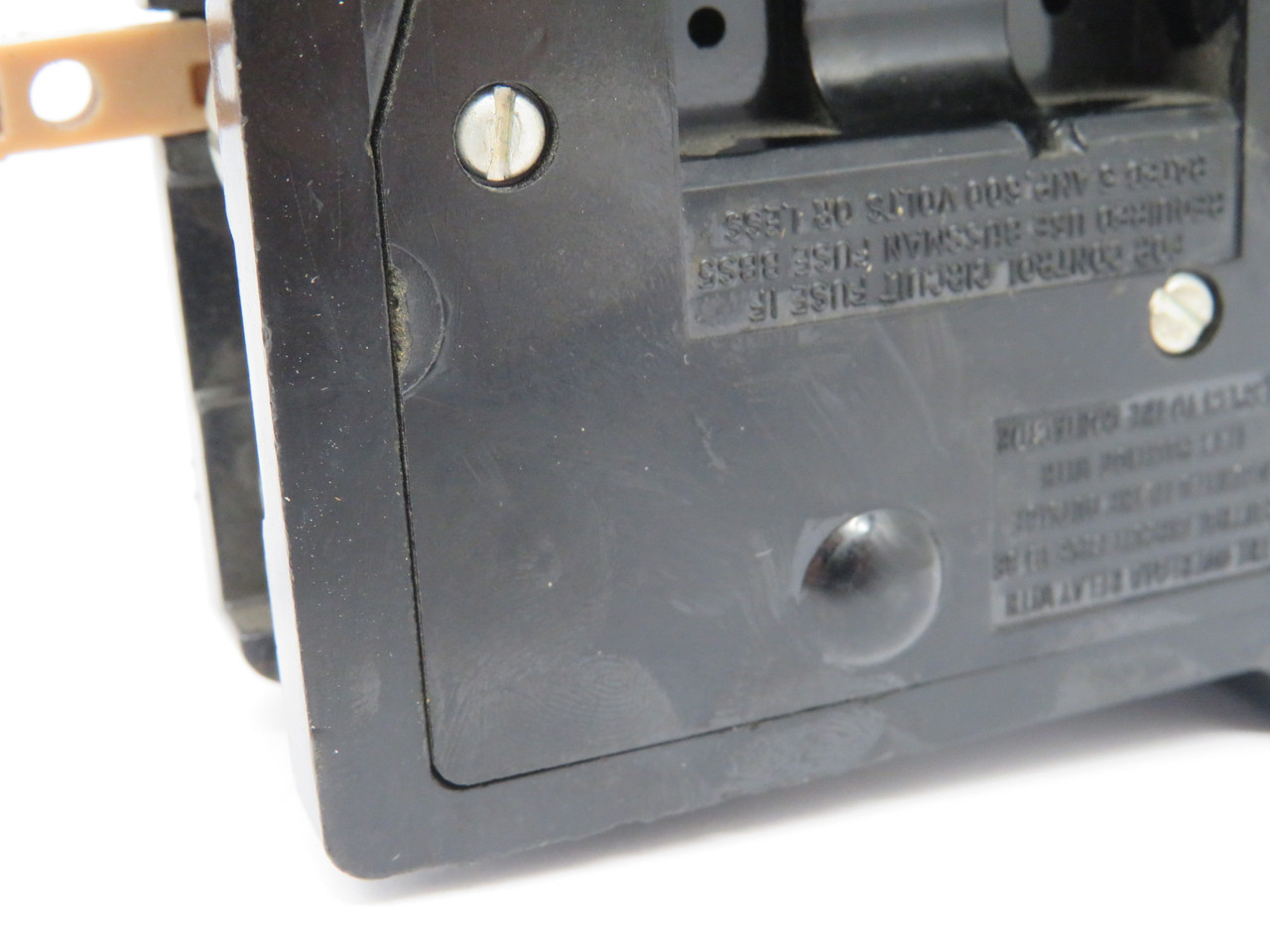 General Electric CR124DA Overload Relay 600VAC 250VDC COSMETIC DAMAGE USED