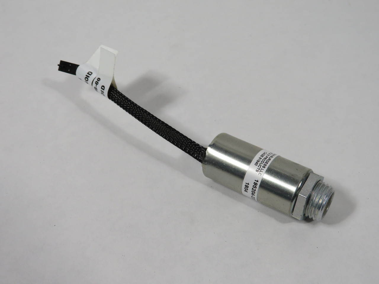 BHC Qvella 20200566-00 Tubular Solenoid 9cm Wires MISSING PLUNGER USED