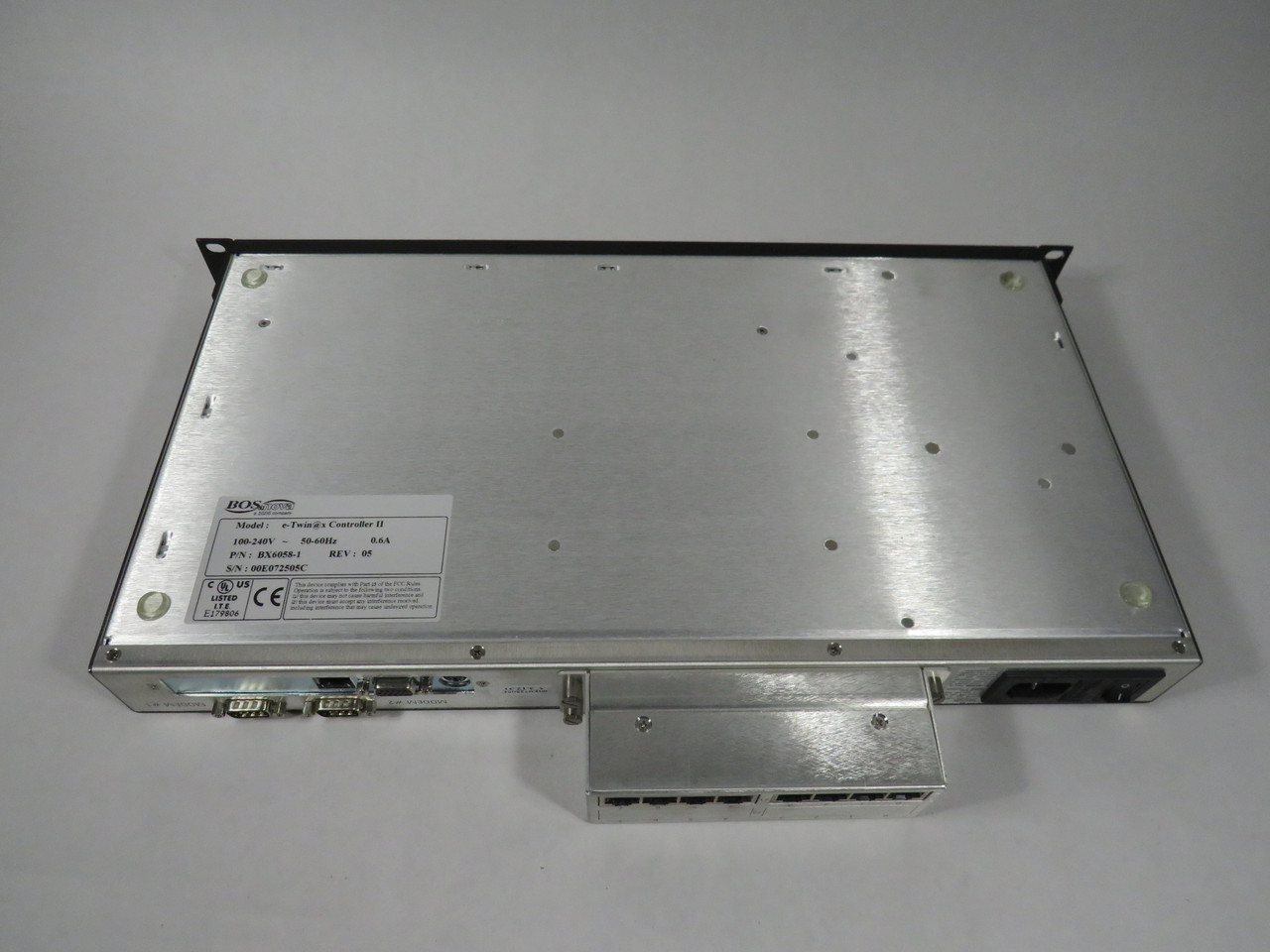 BOSaNOVA BX6058-1 e-Twinax Controller 100-240V 0.6A Rev 05 V 3.12.31 USED