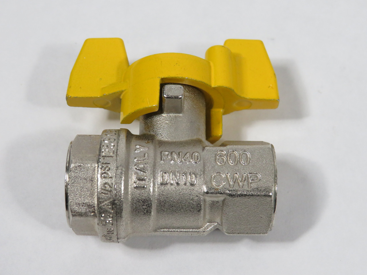 Parker BVGT4-3/8C 2/2 In-Line Ball Valve Female DN10 G3/8" Butterfly Handle USED