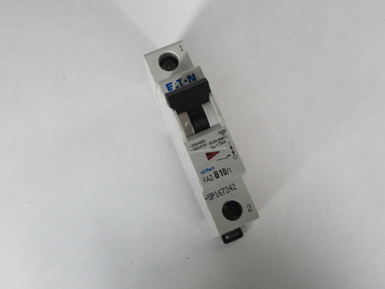 Eaton FAZ-B10/1-SP Miniature Circuit Breaker 10A 240/415V 15kA USED