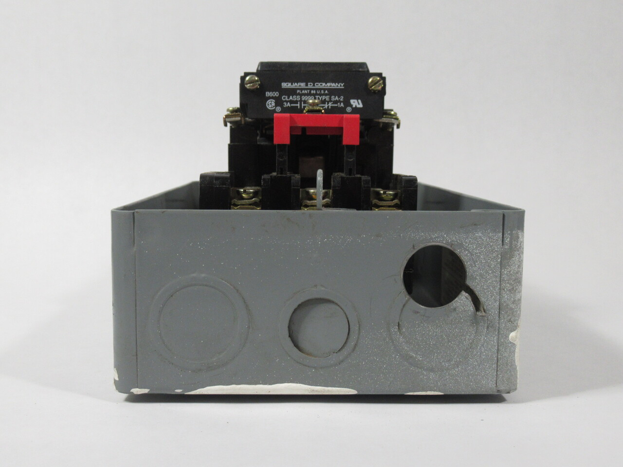 Square D 8536-SBG2-V07 Motor Starter Ser. A 550V@50Hz 600V@60Hz USED