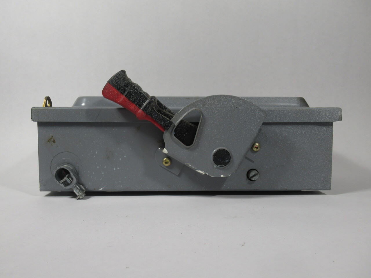 Square D CH361 Series F1 Enclosed Disconnect Switch Fusible 30A *STAINED* USED