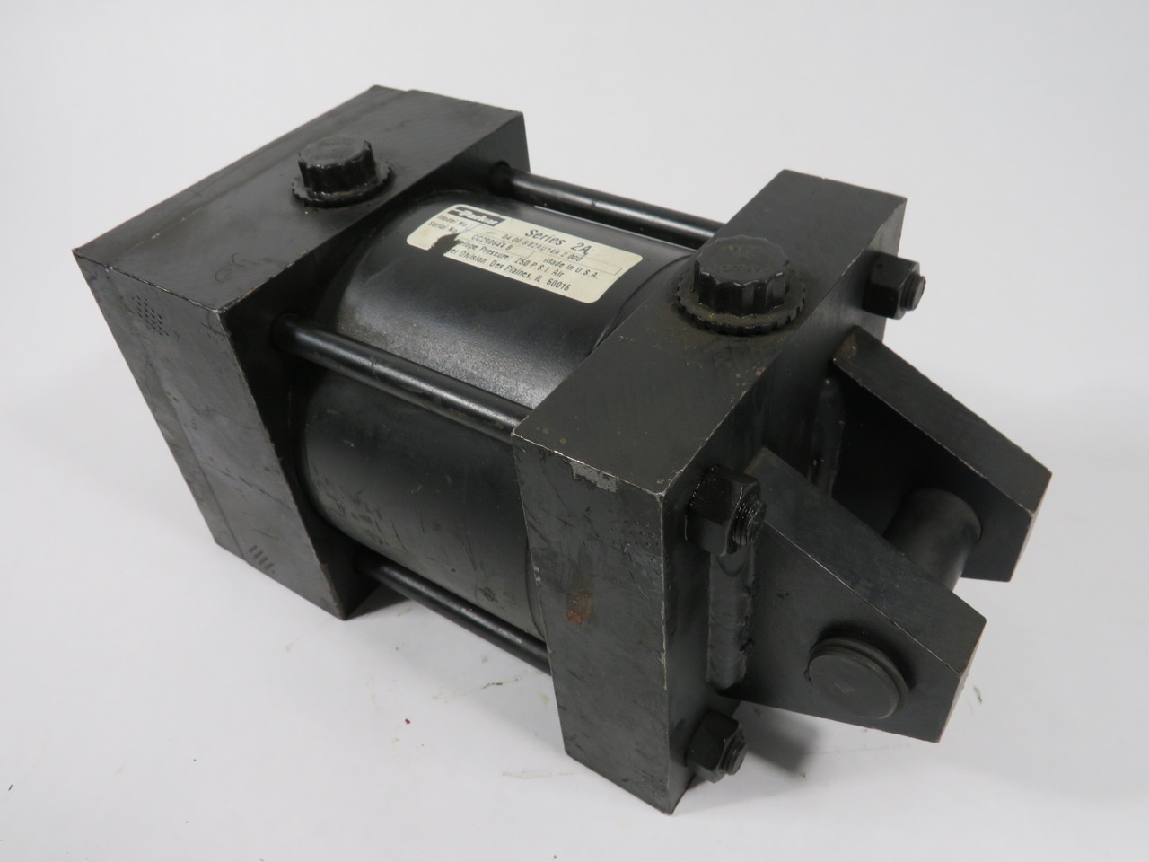 Parker 04.00BB2AU14A2.000 Air Cylinder 4" Bore 2" Stroke 250 psi USED