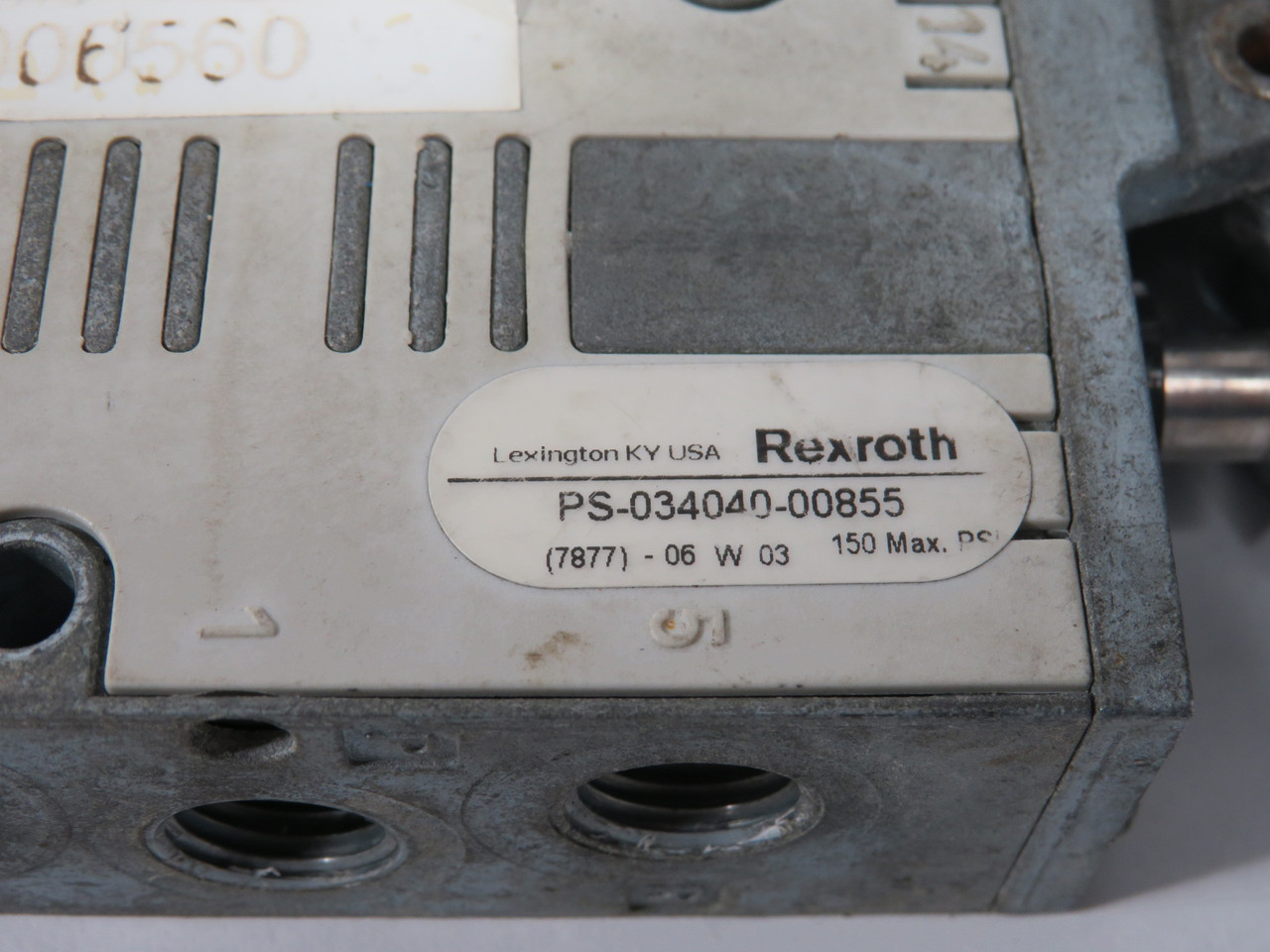 Rexroth PS-034040-00855 Directional Control Valve 1/4" NPT COSMETIC DAMAGE USED