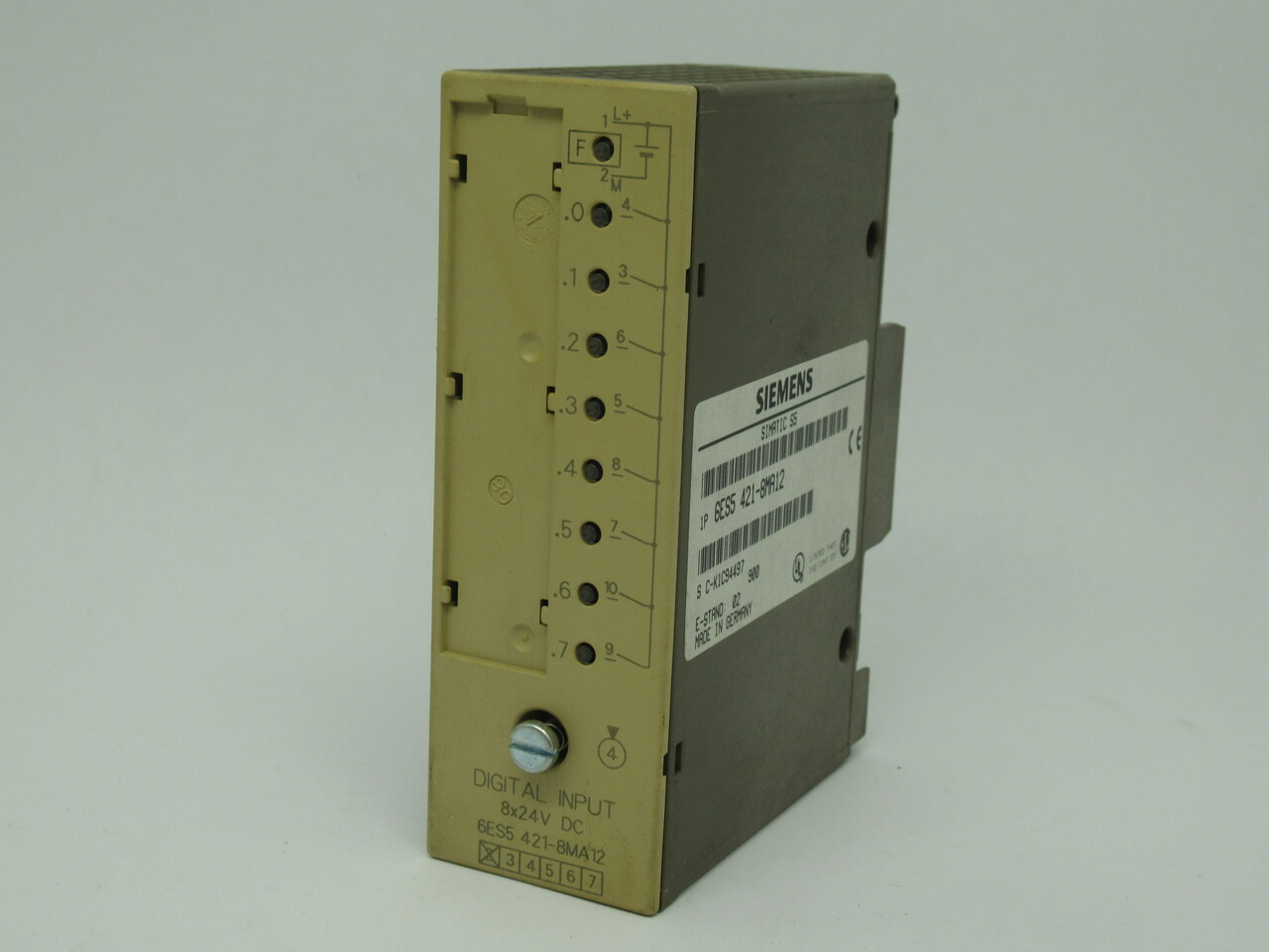 Siemens 6ES5-421-8MA12 Digital Input Module 8-Pt 24VDC *DAMAGED BOX* NEW