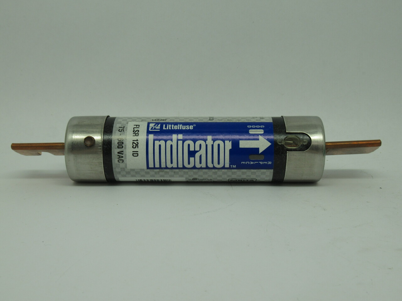 Littelfuse FLSR125ID Time Delay Indicator Fuse 125A 600VAC *DAMAGED BOX* NEW