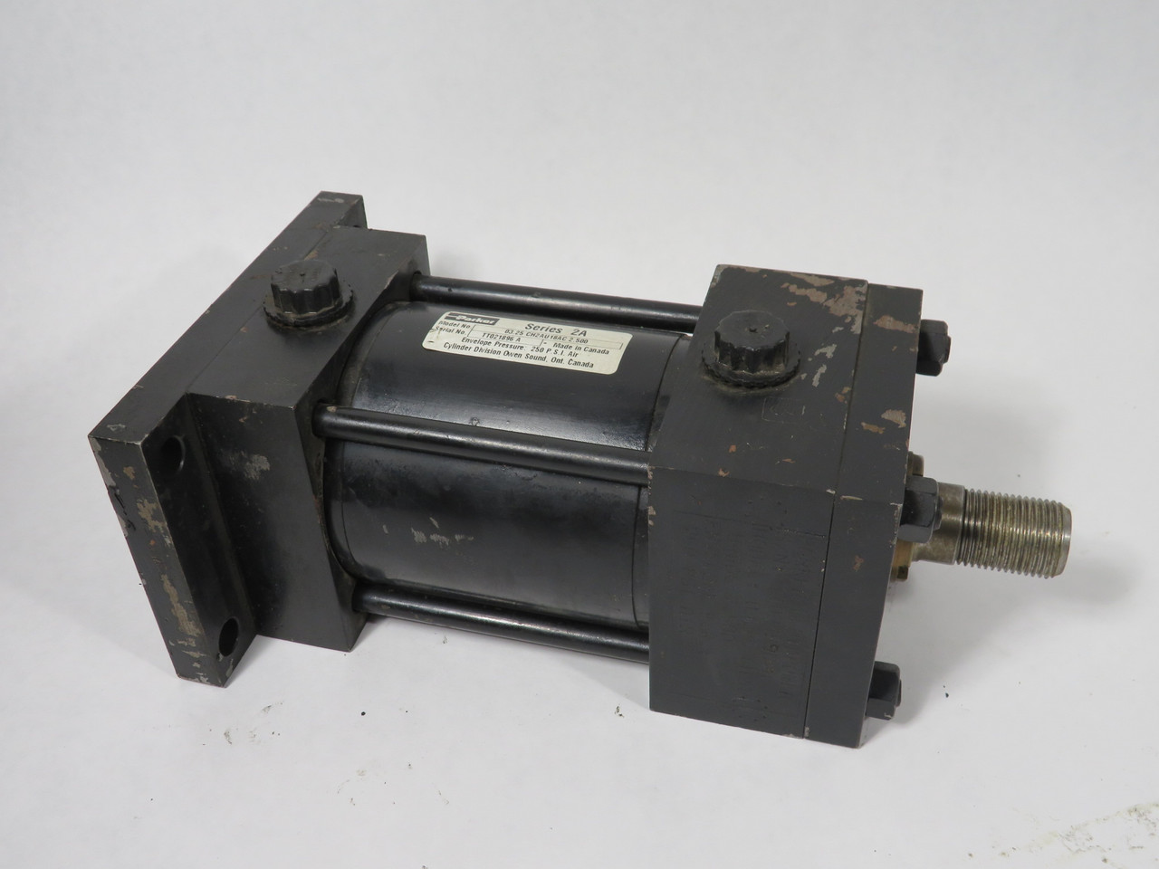 Parker 03.25CH2AU18AC2.500 Air Cylinder 3.25" Bore 2.5" Stroke 250 psi USED